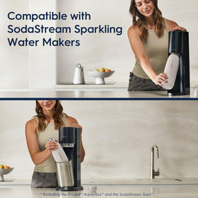 SodaStream Fizz & Go Cool bottle Sand color with durable finish