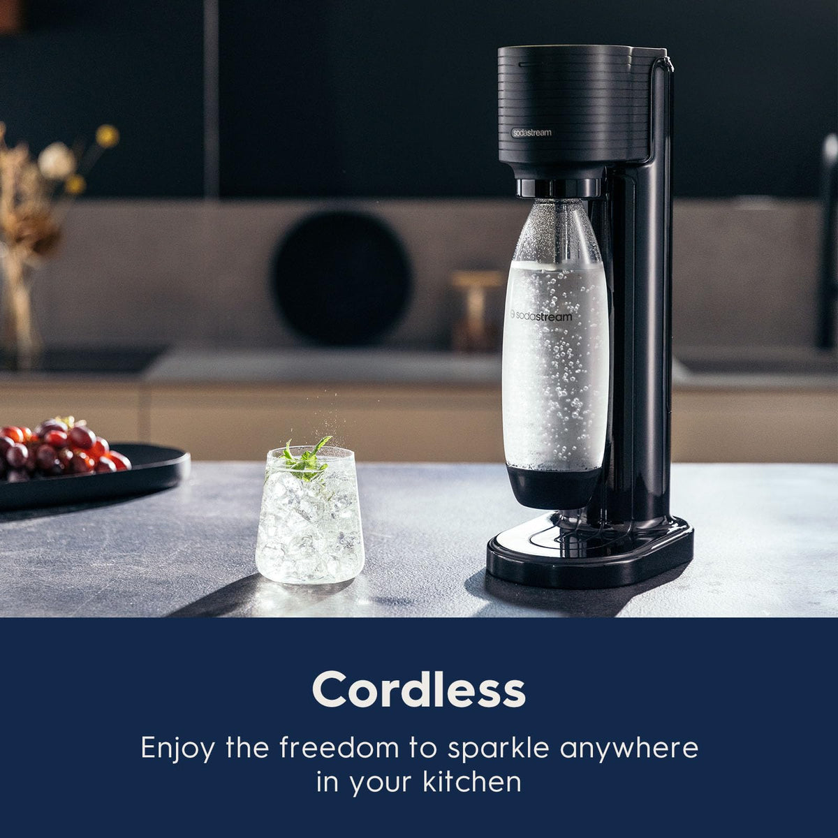Gaia bottle connection demonstrating BPA-free bottle compatibility.