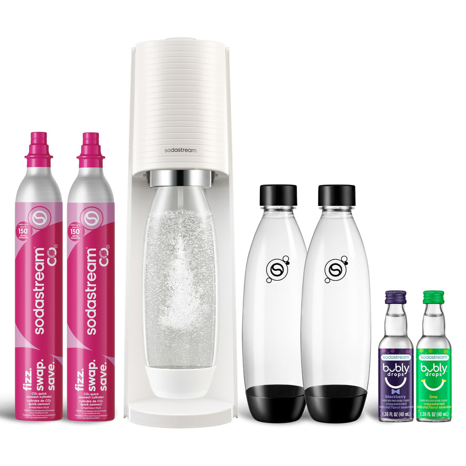 SodaStream Terra bottle pour for crisp at-home sparkling water