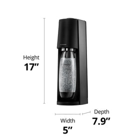 Sodastream Terra easy carbonation with quick snap lock bottle