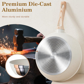 SODAY die-cast aluminum construction ensures fast even heating