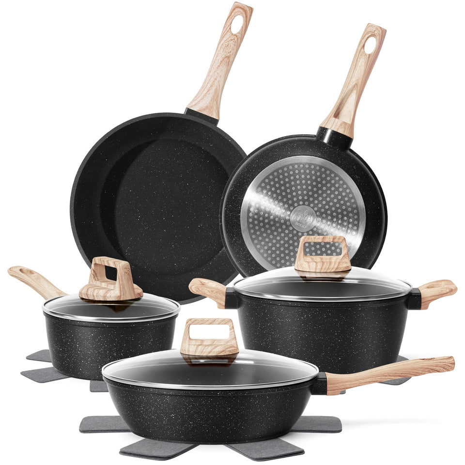 SODAY 12-piece set ready for everyday meals with versatile cookware.