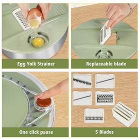 SODPE salad spinner bowl 4.5L for family meals and batch prep
