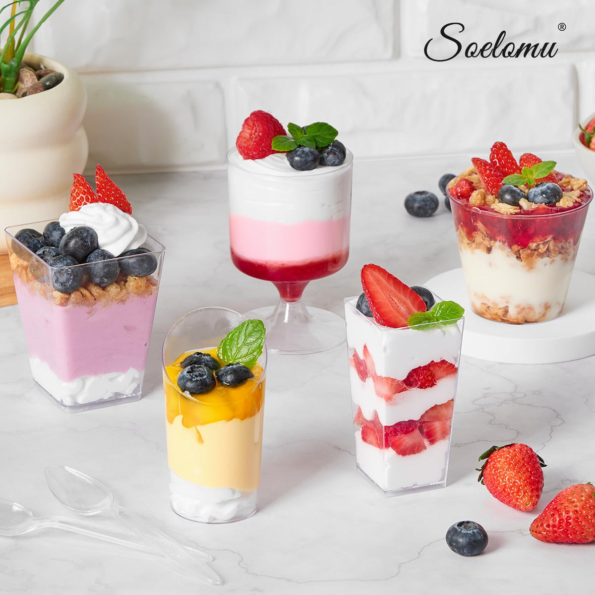 Soelomu reusable cups after cleaning offer multiple uses for gatherings.