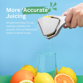 Sofkumo ergonomic grip lemon squeezer handle offers comfortable control during use