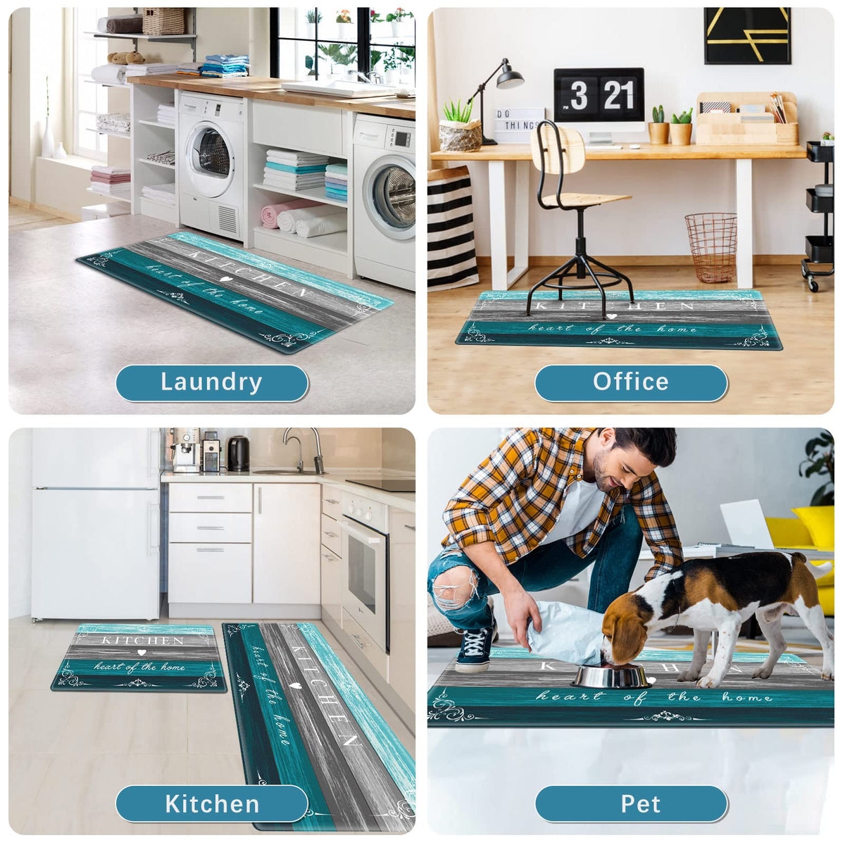 Sofort beveled-edge mat minimizes tripping and ensures edge durability.