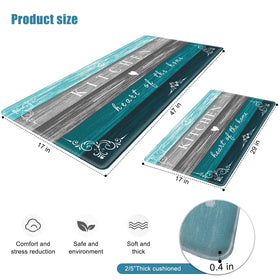 Sofort kitchen mat with non-slip back provides stable footing.