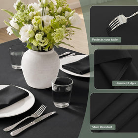 Softalker Rectangle Tablecloth outdoor use suitable for patio picnics and barbecues.