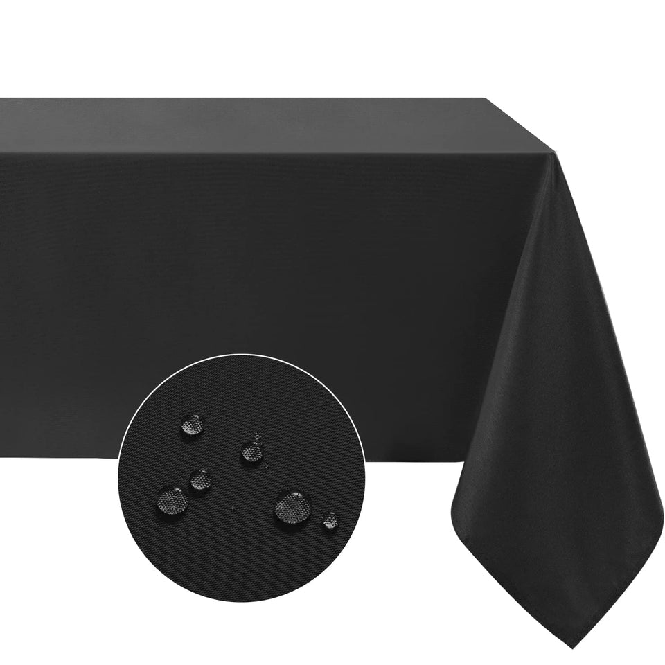 Softalker Rectangle Tablecloth waterproof feature protects dining surfaces from spills.