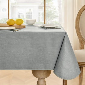 Softalker tablecloth texture highlights durable PVC surface for spills