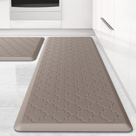 SoftDuo kitchen mat pair for anti-fatigue comfort in busy kitchens.