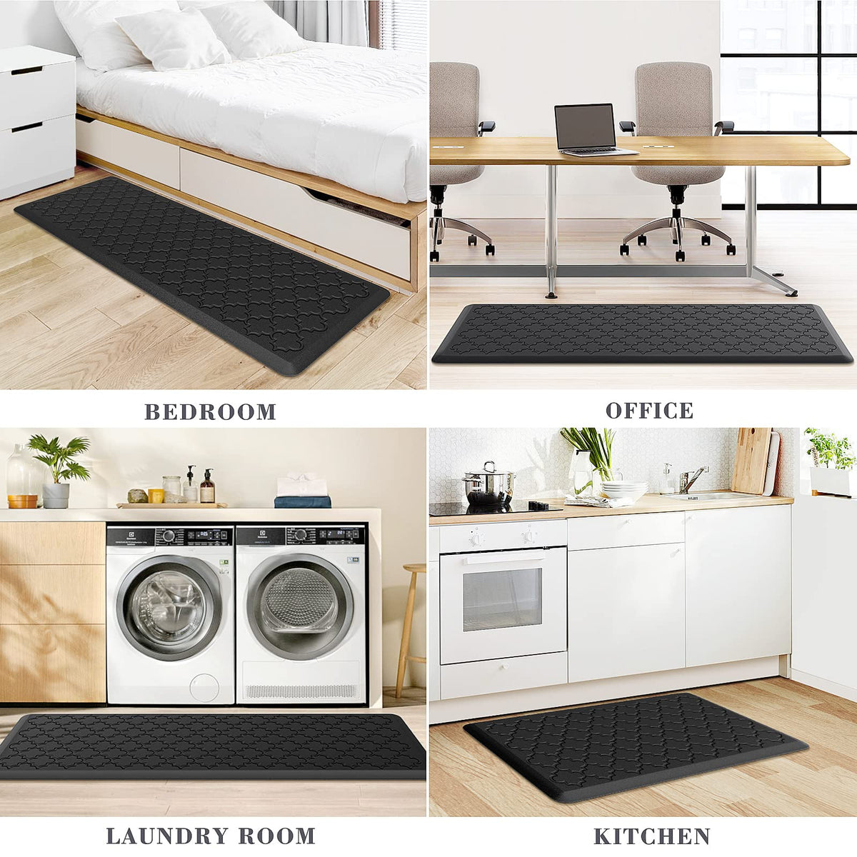 SoftDuo wide standing area supports kitchen, laundry and office tasks.