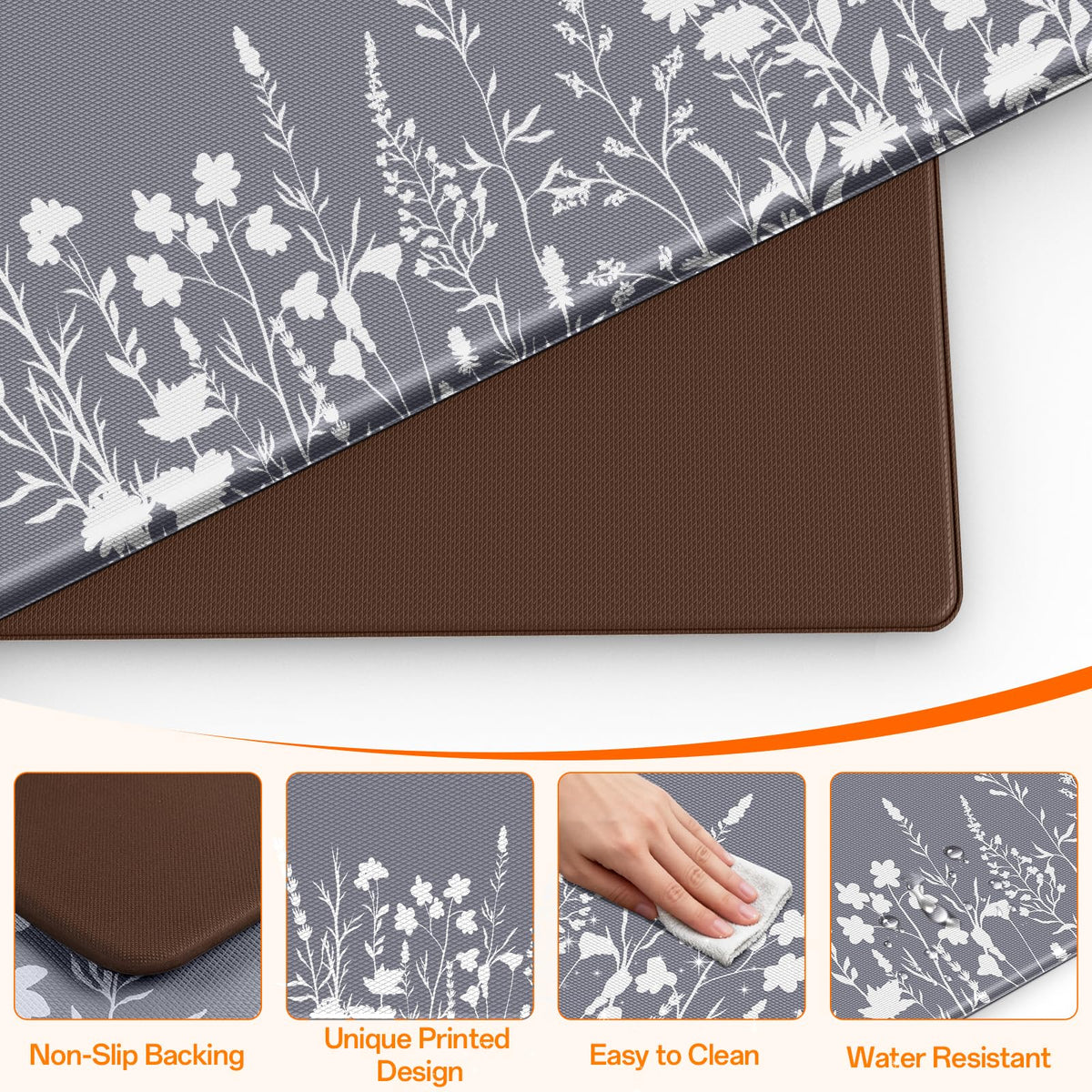 SofterCharm cushioned foam mat offering comfort underfoot during chores