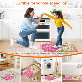 SofterCharm kitchen mat fits 17.3 by 28 inches for versatile layouts