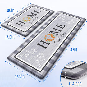 SofterCharm mat with non-slip bottom stays in place while you stand.
