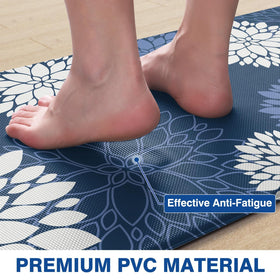 SofterCharm non-slip backing keeps the mat in place on smooth floors.
