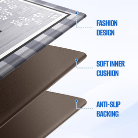 Water-resistant surface makes cleaning spills quick and easy.