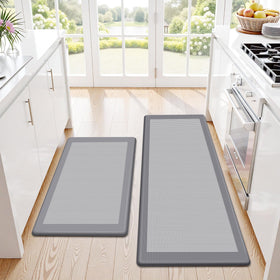 SofterCharm grey 2pc set, anti-fatigue for cooking and dishwashing