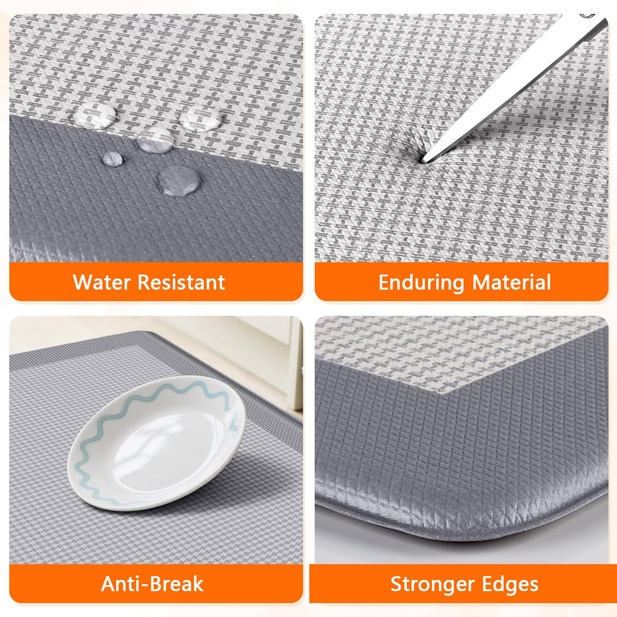 SofterCharm grey mats suitable for laundry or office
