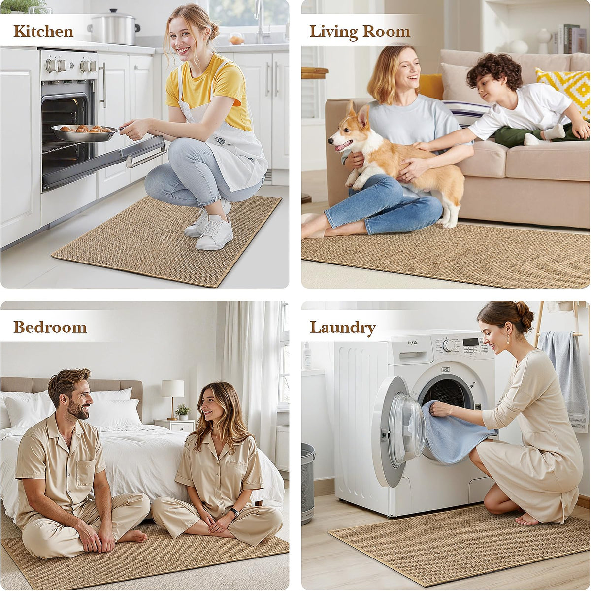 SofterCharm khaki kitchen decor adds warm tone to any counters and cabinets.