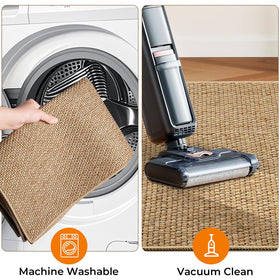 SofterCharm machine-washable mats are easy to clean with quick air dry.