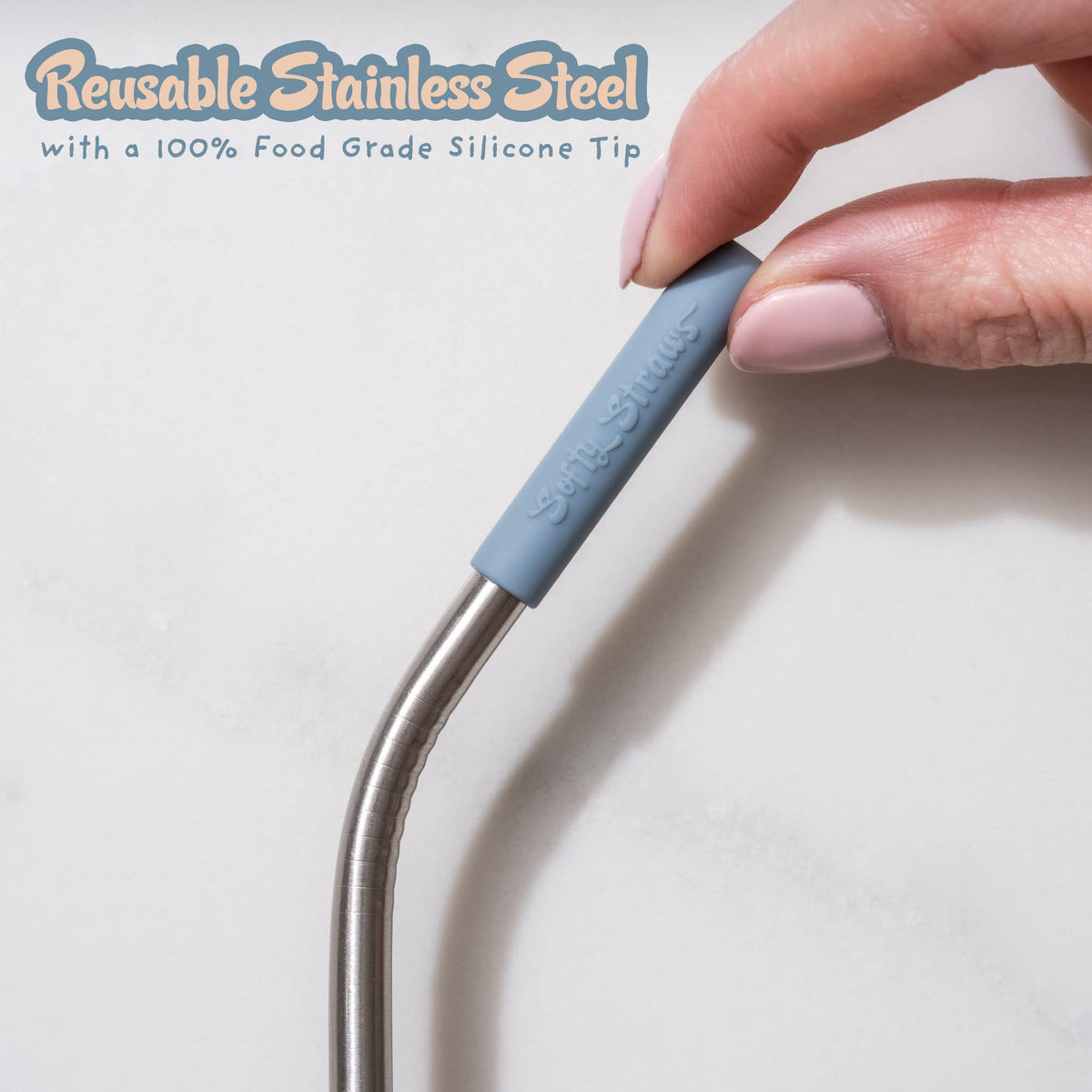 Softy Straws compatible with 20 oz tumbler for versatile use