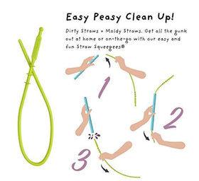 Softy Straws extra-wide-mouth straw for large tumblers, smooth sipping.