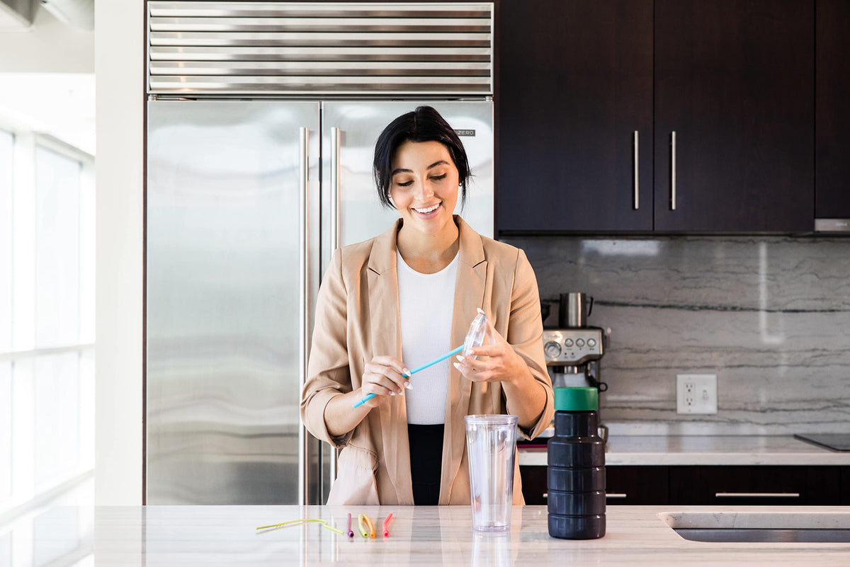 Softy Straws BPA-free silicone offers safe hot and cold beverage use.
