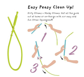 Softy Straws dishwasher-safe design enables quick, hygienic cleaning after meals.