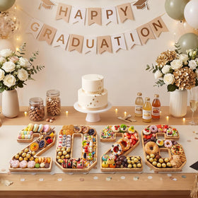 Ready-to-use bamboo board ideal for birthdays and holidays too.