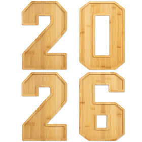 Unique fillable 2026 numbers elevate your table and photos.