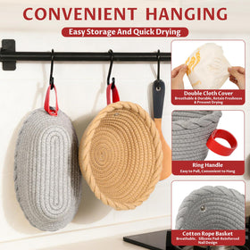 SOGOUMI machine washable baskets for quick cleanup after baking.