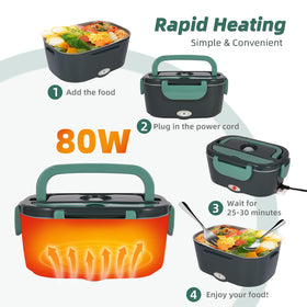 SOHIDA 80W rapid heating delivers hot meals quickly