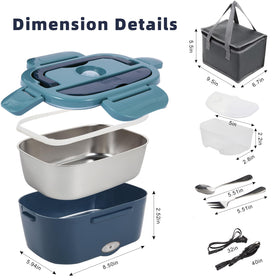 SOHIDA lunch box thermal insulation bag keeps meals warm longer.