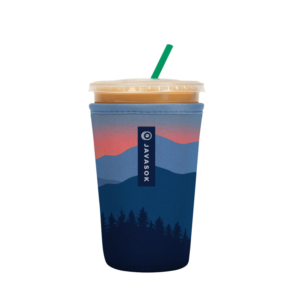 Sok It JavaSok sleeve on blue ridge cup shows snug fit and comfort