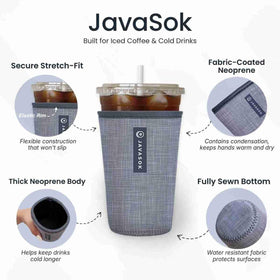 Sok It JavaSok compact portable sleeve fits purses and bags.