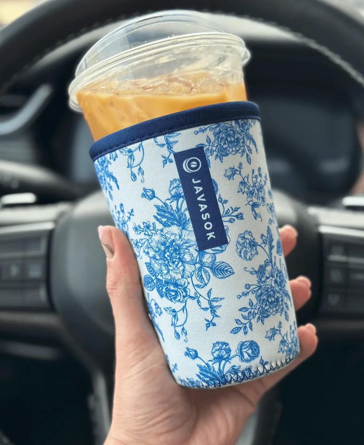 Sok It JavaSok sleeve offers non-slip grip on slick surfaces.