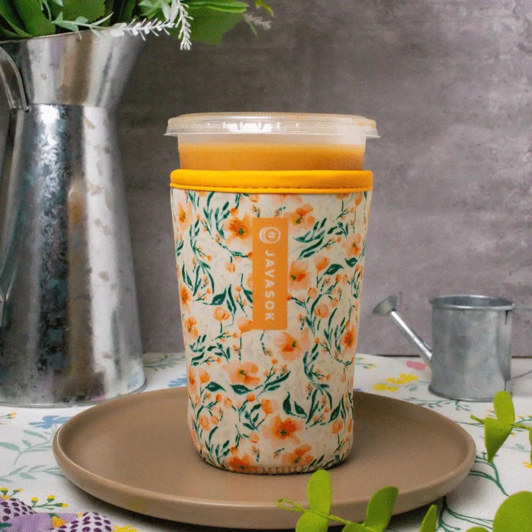 Sok It JavaSok sleeve shows soft grip for on-the-go sipping