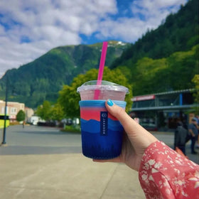 JavaSok sleeve demonstrates thermal insulation keeping drinks cold longer