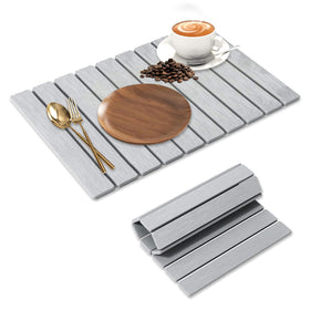 SOKINCLR large stone drying mat on counter showing 24x16 surface for quick drying