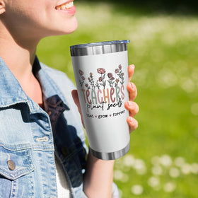 SOL VIBES tumbler in a classroom-friendly design