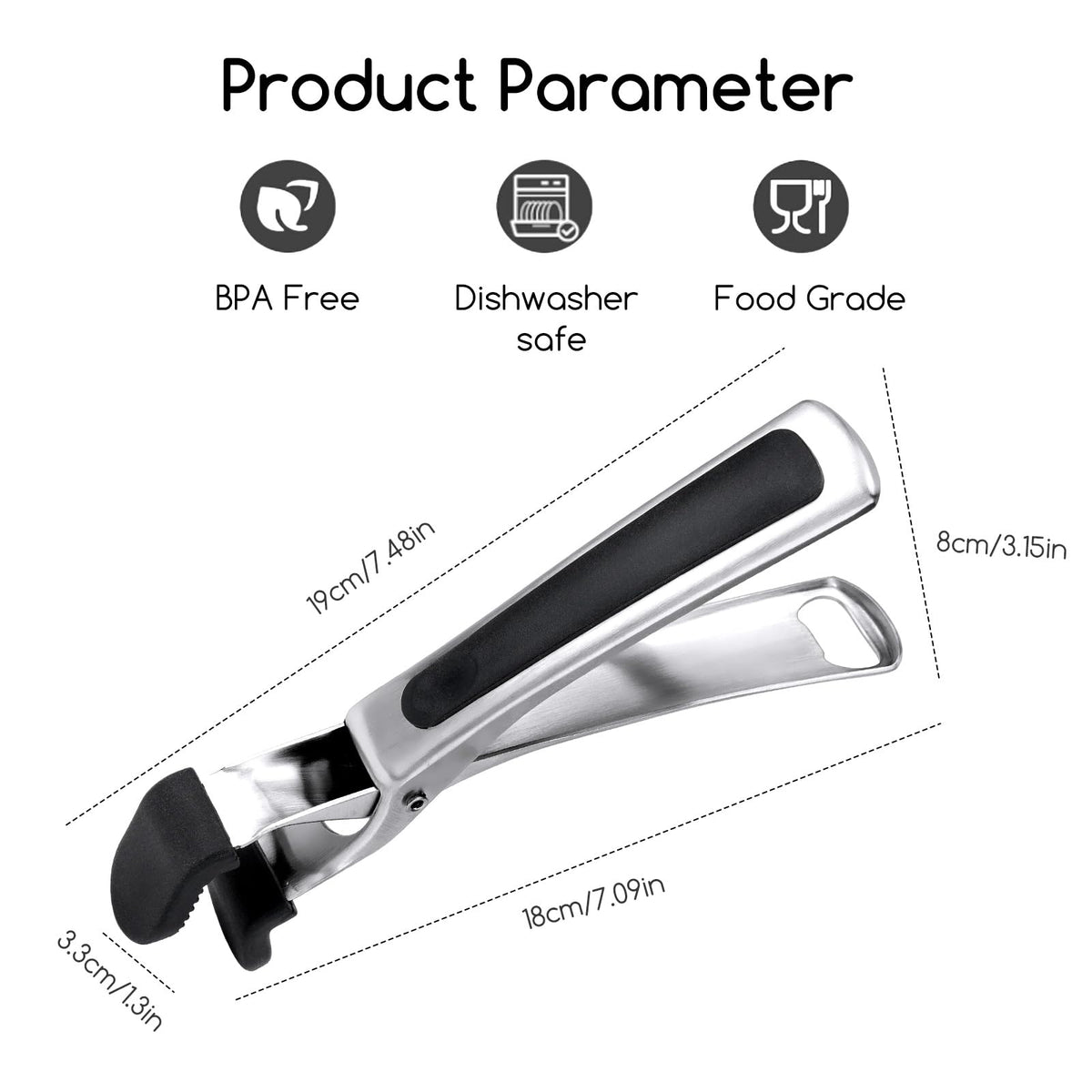 Soleader Plate Gripper ready for microwaves and toaster ovens for easy retrieval.