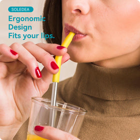 Soledea bottom silicone tube to quiet clanks inside tumblers.