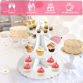 Soleebee dessert display showcases cupcakes and sweets for parties.