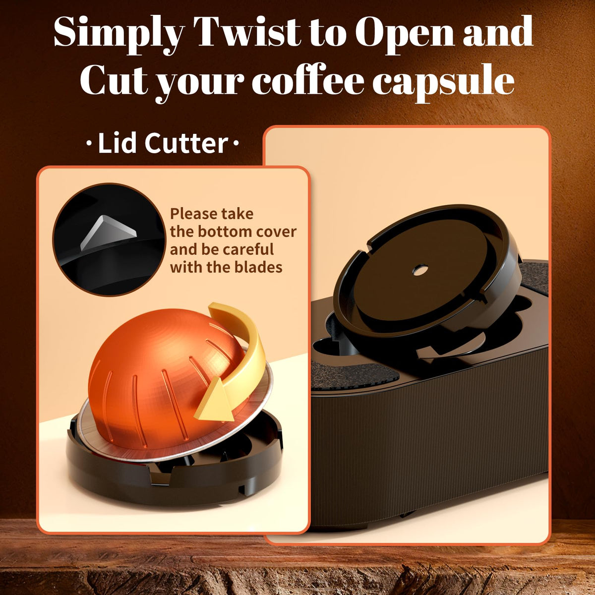 SOLIDATOR compatibility with all Vertuo cup sizes for versatile brewing