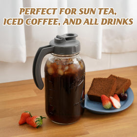 Includes waterproof chalkboard labels for easy flavor labeling.