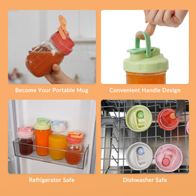 SOLIGT dishwasher-safe and refrigerator-safe lid for easy cleanup