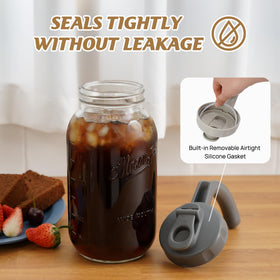 Leak-proof seal helps keep beverages fresh and minimize spills.