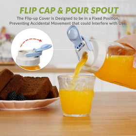 SOLIGT leak-proof snap lid protects contents during travel