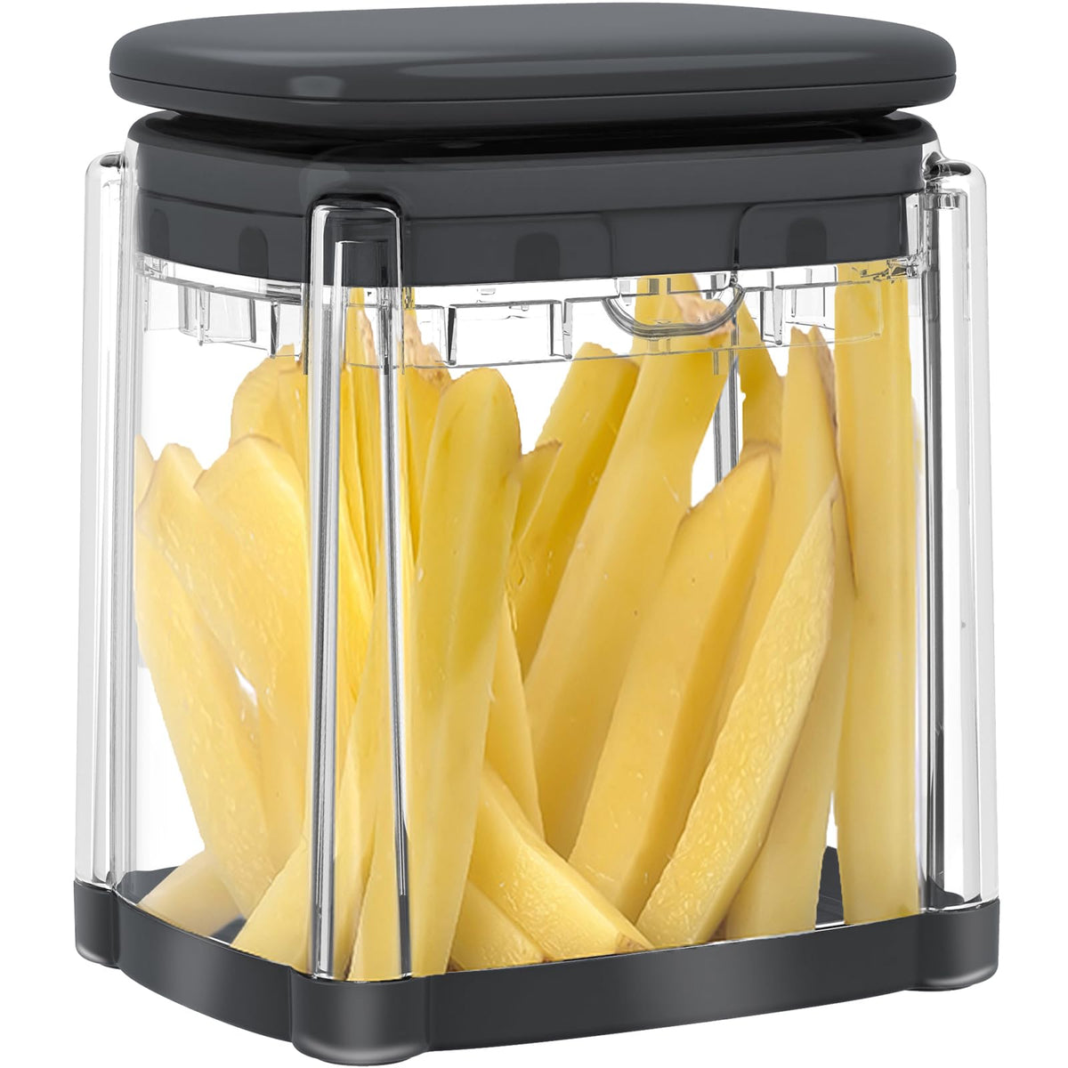 Solucky French Fries Cutter producing uniform fries for even cooking